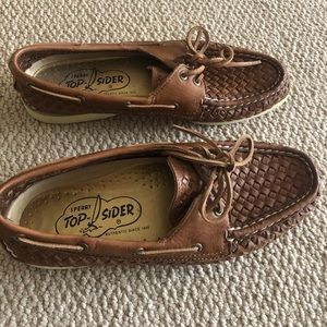 Sperry top sider shoes.